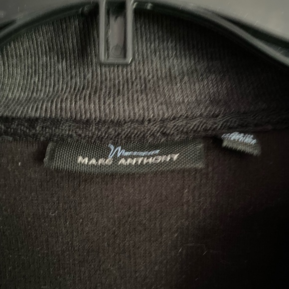 Marc Anthony Elbow Patch Zip Jacket size large - Picture 3 of 5